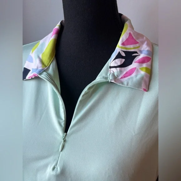 Tommy Bahama Womens Active Golf Short Sleeve Shirt - Picture 2 of 8